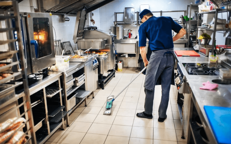 A Step-By-Step Guide to Cleaning Commercial Kitchen Floors